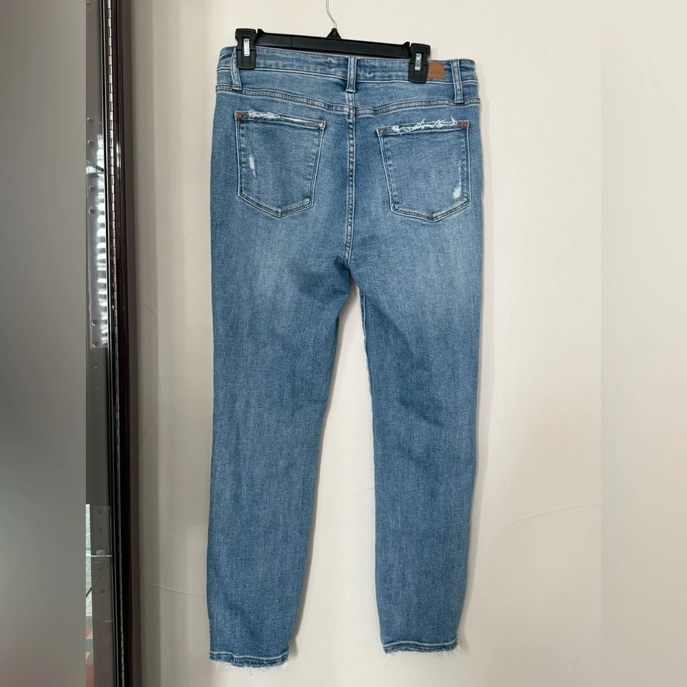 Judy Blue Light Blue Straight Leg Jeans - Picture 3 of 6